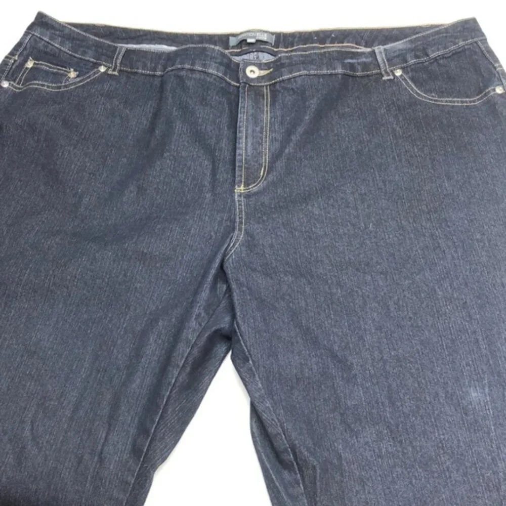 ADDITIONAL ELLE PETITE BELLA WIDE LEG BOOT JEANS SZ26 LN30 ⭐️